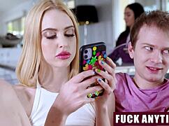 Stepbrother Catches Stepsister Bent Over Gaming Addicted Fucks Her Doggystyle Blowjob Fetish Taboo Missionary Hard Sex Anytime