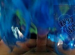 neighbor teen sneaks over for MORNING BLOWJOB action starts her day right