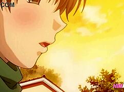 Anime babe begs: shove your cock deep in my virgin ass first time!