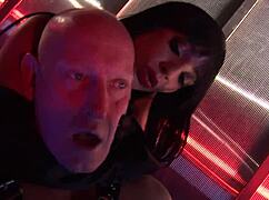 oh god, this bdsm threesome with romana ryder in heels and latex has me hooked...