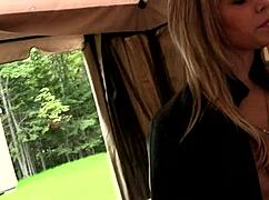 my horny girlfriend gives me footjob in short skirt pov