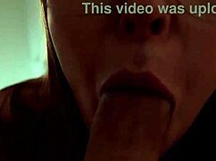 stepmom gets so naughty blowin daddy's cock doggystyle big tits bouncin when he neglects her homemade pov