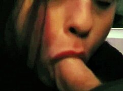 she's chatting dirty about other cocks while slurping hubby's like a total slut...