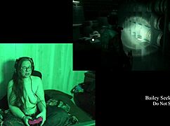 naked lake house playthrough uncovers brunette bbw's big natural tits part 4