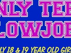 Petite Teen Slut Jerks Hard Boner with Tongue Fury