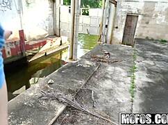 levi cash picks up maya kendricks for public ffm anal pov suck