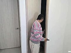 Hey daddy Lil Timmy sneaks in to fuck me behind my friend's back