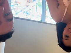 behind the scenes showering with big booty mexican milf ely marquez and andres acosta