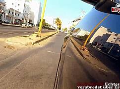 german casting guy picks up skinny latina teen slut