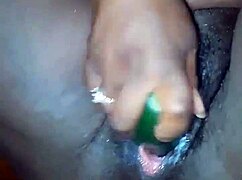 check out fucking this pregnant pussy with phat cucumber