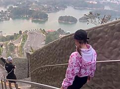 zactefolla gives scandalous blowjob at guatape peon colombia.