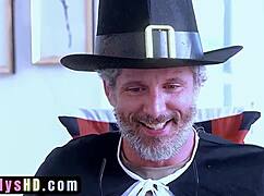 stepdad slides big toe into my pussy under table then family thanksgiving orgy with dad mother-in-law uncle huge cocks riding