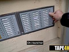 Hey granny with huge tits, plumber's big cock stretches your fat pussy wide now