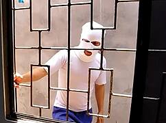 Stepson spies hot stepmom then fucks her screaming loud