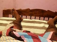 Indian stepmom gives son a relaxing hand relief session