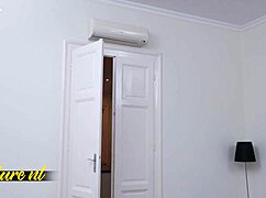 Sexy 18+ teen shares boyfriend eats Andi James creampie pussy in threesome