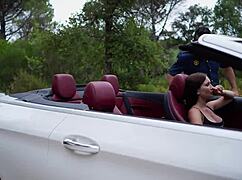 Two hot police officers blast cumshots across my face after rough interracial office pounding