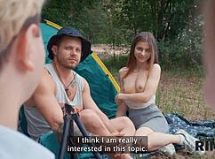 wife swap leads to rimming frenzy and forest anal with shy partners