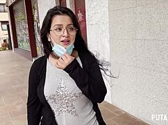 Innocent chubby big tits dessy ends up in hot bedroom sex frenzy