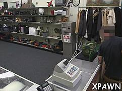 Bitch spreads tight pussy wide for hardcore fucking and sucking reality style