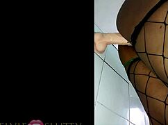 african mom moans deeply enjoying her big toy pushing it in her wet pussy part 14