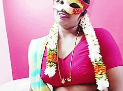 Indian bhabi gives best blowjob with telugu dirty talk to husband's father cumshot