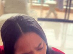 she craves that huge neighbor cock deepthroat blowjob and balls lick from amateur couple nysdel