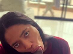 she craves that huge neighbor cock deepthroat blowjob and balls lick from amateur couple nysdel