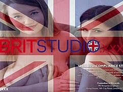 hot british nurse feels overwhelmed spitroasted by horny patients