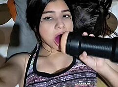 stepmom with huge tits sneaks into my room for real homemade action