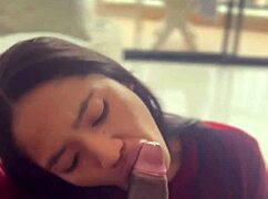 she craves that huge neighbor cock deepthroat blowjob and balls lick from amateur couple nysdel