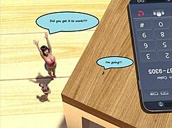 whoa giantess boobs grow huge in this wild size change comic 😱👀