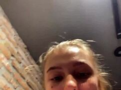 hey check this teen getting public anal fisting and squirting