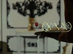 Two hot blondes in heels dominate with lesbian scissoring and pussy licking