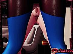 Miranda's big tits stroke your dick pov! Bondage titfuck moans blowjob cum swallow