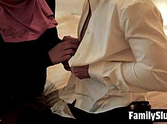 hey daddy why'd you pull out that cock for your horny muslim stepdaughter to suck?