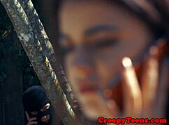 Innocent Girl Next Door Bent Over and Hardfucked by Her Stalker Neighbor