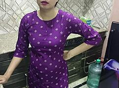 Cute saree bhabhi cheats with devar in dirty hindi sex riding cowgirl
