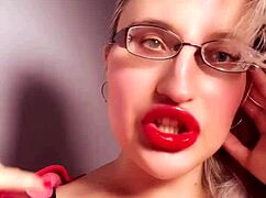 craving my perfect red lips for your goon session findom slave?