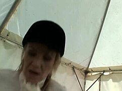 classy blonde milf gets raunchy doggystyle pounding at the ippodromo