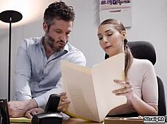 should i fuck my busty boss deepthroat blowjob in office