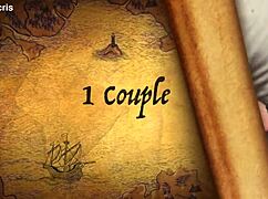 Curvy Blonde Housewife in Red Hood Flashes Big Tits and Rides Huge Cock on Bed