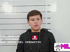 Stepbro gives in and pounds his sexy petite stepsister's tight ass hard