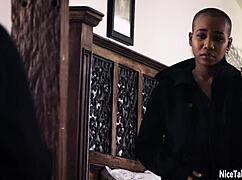 Sassy Black Teens Join Milf for Wild Group Cock Ride