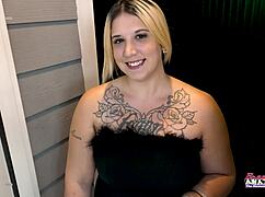 messy deepthroat from dirty blonde logan lace then hard pounding 💦