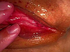 amateur milf's shaved pussy 353 days post virginity loss up close