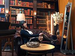 whoa, that kinky czech milf cowgirl got caught masturbating by her own student?