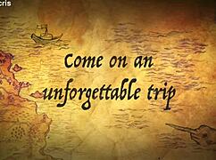 Curvy Blonde Housewife in Red Hood Flashes Big Tits and Rides Huge Cock on Bed