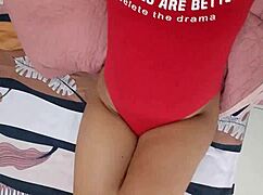 my new stepmom's perfect tits tempt me into amateur homemade suck session