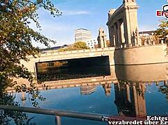 skinny blonde german milf hooked on street for real blind date fuck